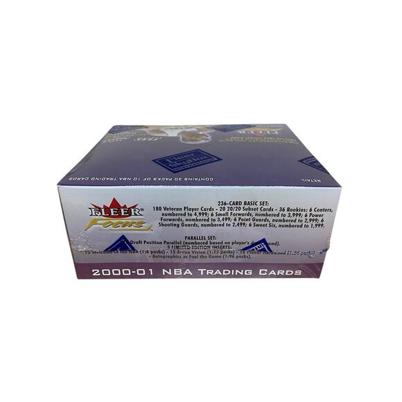 2000-01 Fleer Focus Basketball Factory Sealed 20 Pack Retail Box Vince Carter - Picture 3 of 6